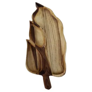 سینی مدل اردوخوری بلوط