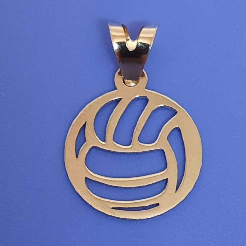 آویز گردنبند طلا 18 عیار زنانه گالری یارطلا مدل توپ کد PLL31