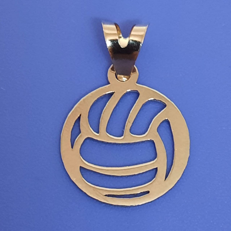 آویز گردنبند طلا 18 عیار زنانه گالری یارطلا مدل توپ کد PLL31