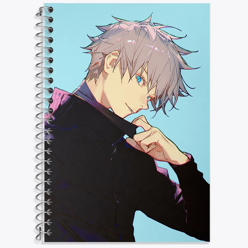 دفتر لغت 50 برگ خندالو طرح گوجو ساتورو انیمه جوجوتسو کایزن کد F1650