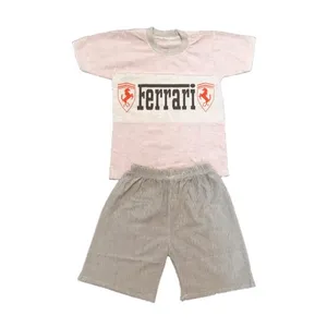 ست تی شرت و شلوارک بچگانه کد 97