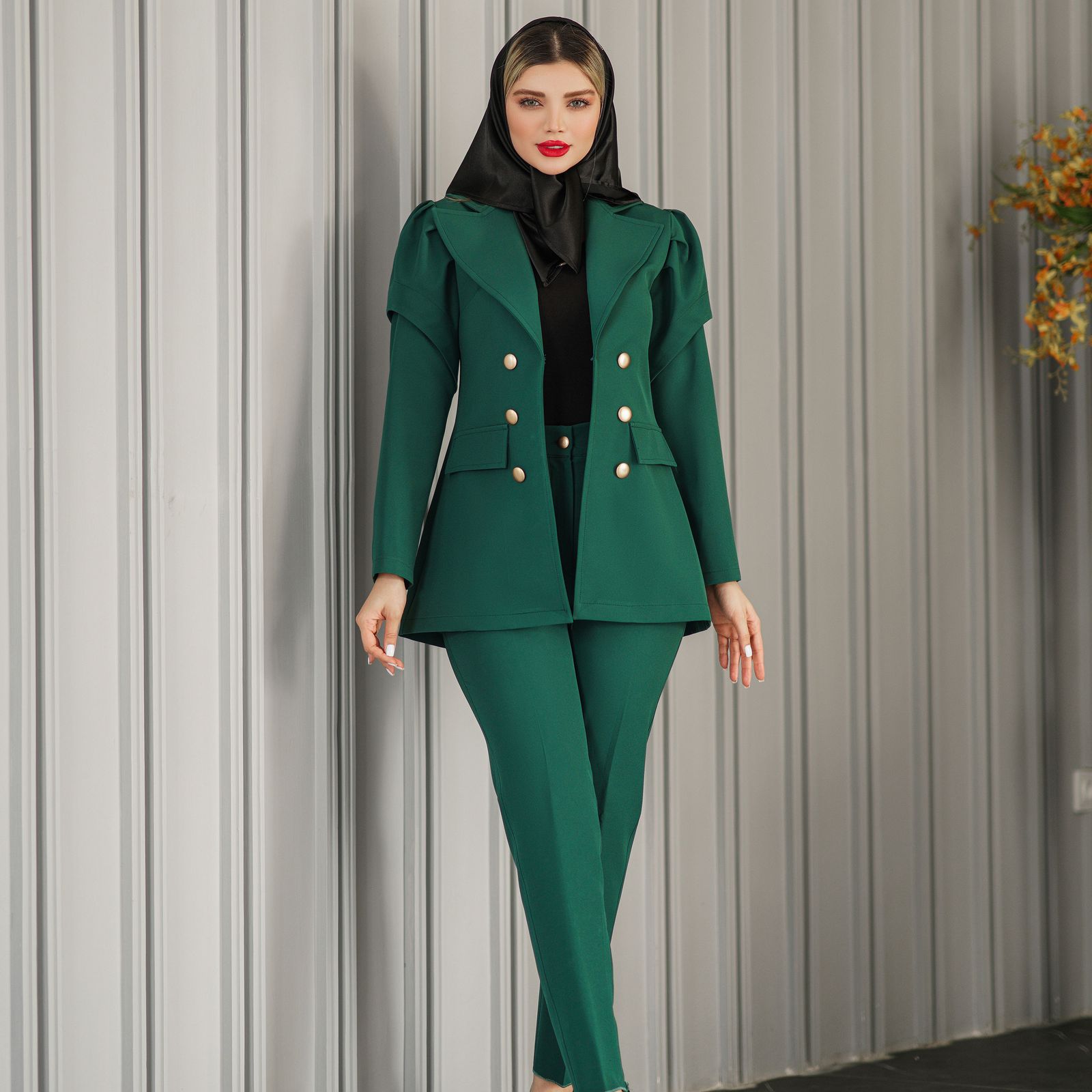 مانتو و شلوار زنانه السانا مدل ریرا کد 138436 -  - 23