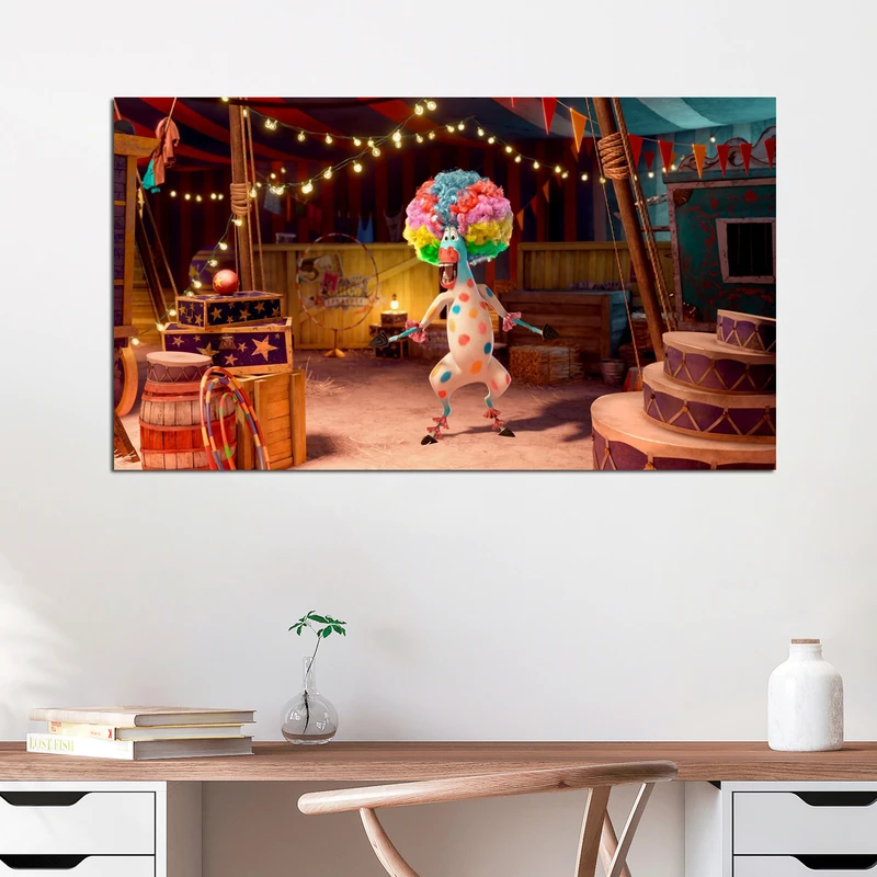 تابلو شاسی کودک مدل انیمیشن ماداگاسکار کد 33