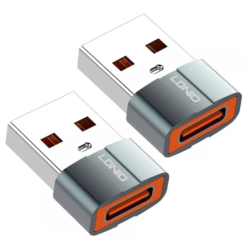 مبدل USB-C به USB الدینیو مدل LC150 مجموعه دو عددی