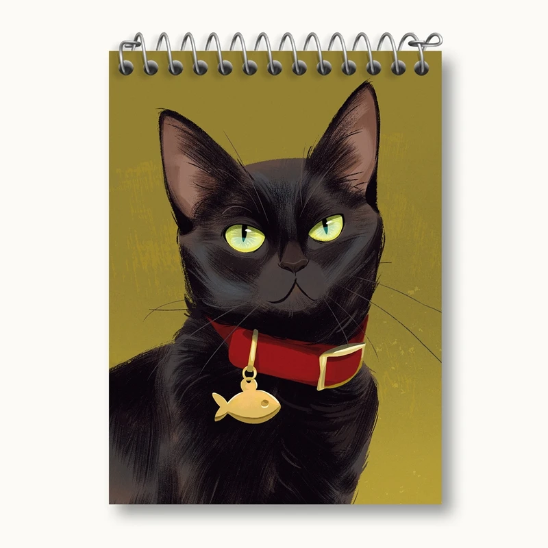 دفتر یادداشت 50 برگ خندالو مدل گربه کد 28230