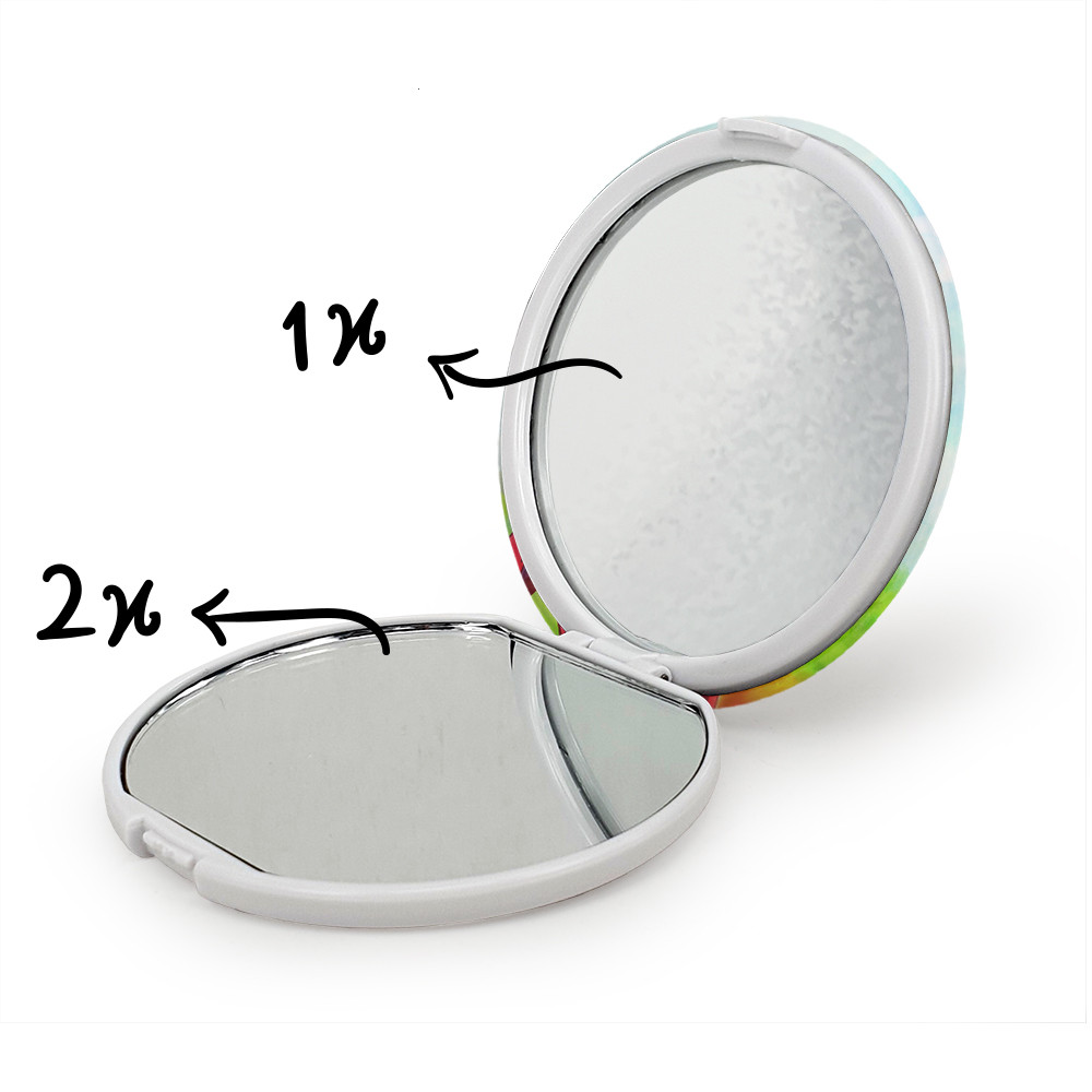 آینه جیبی خندالو طرح دختر کفشدوزکی مدل تاشو کد 25002