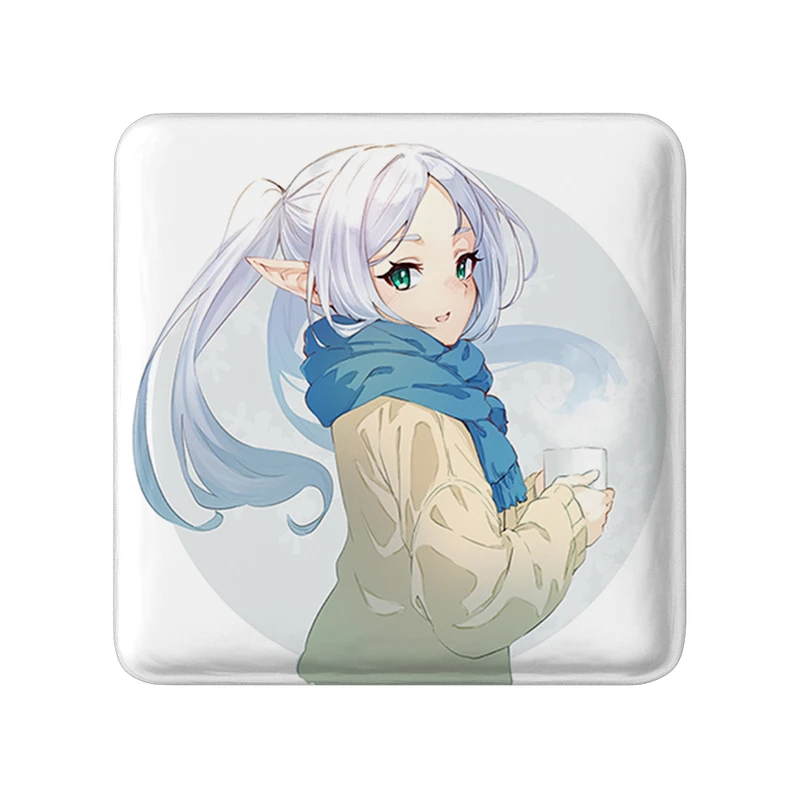 پیکسل خندالو طرح انیمه فریرن (Frieren) مدل مربعی کد 33895