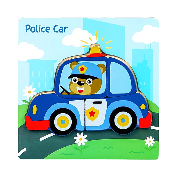 پازل آموزشی مدل Police car