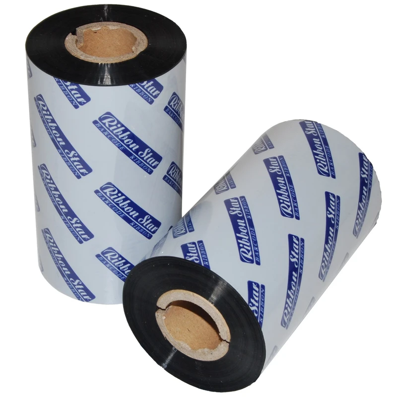 ریبون پرینتر لیبل زن حرارتی مدل 110mmx300M WAX بسته 20 عددی