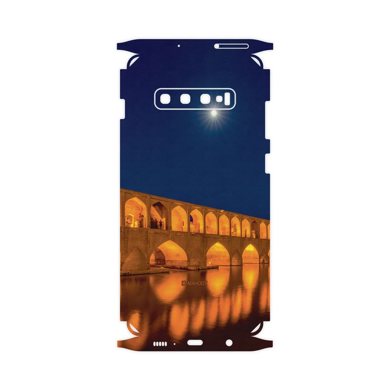 برچسب پوششی ماهوت مدل Si-O-Se-Pol-FullSkin مناسب برای گوشی موبایل سامسونگ Galaxy S10 Plus