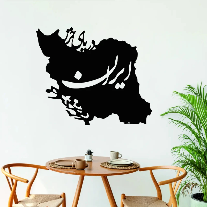استیکر مدل چوبی نقشه ایران کد T934