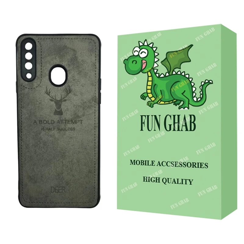 کاور فان قاب مدل گوزنی مناسب برای گوشی موبایل سامسونگ Galaxy A20s