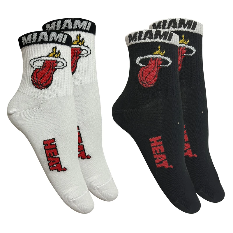 جوراب ساق کوتاه زنانه تن پوش هنگامه مدل پنبه کش میامی بسته 2 عددی