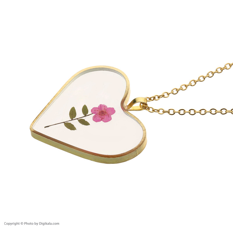 گردنبند دخترانه مدل گل رزینی گردنبند دخترانه مدل گل رزینی