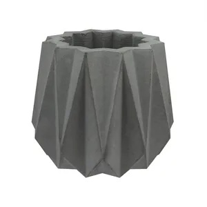 گلدان دکوری مدل بتنی ضدآب کد SD-015