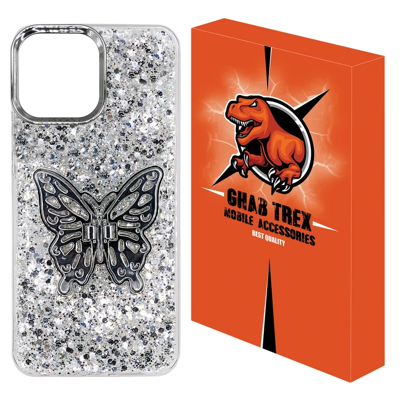 کاور قاب تی رکس مدل پروانه مناسب برای گوشی موبایل اپل iPhone 15 Pro Max