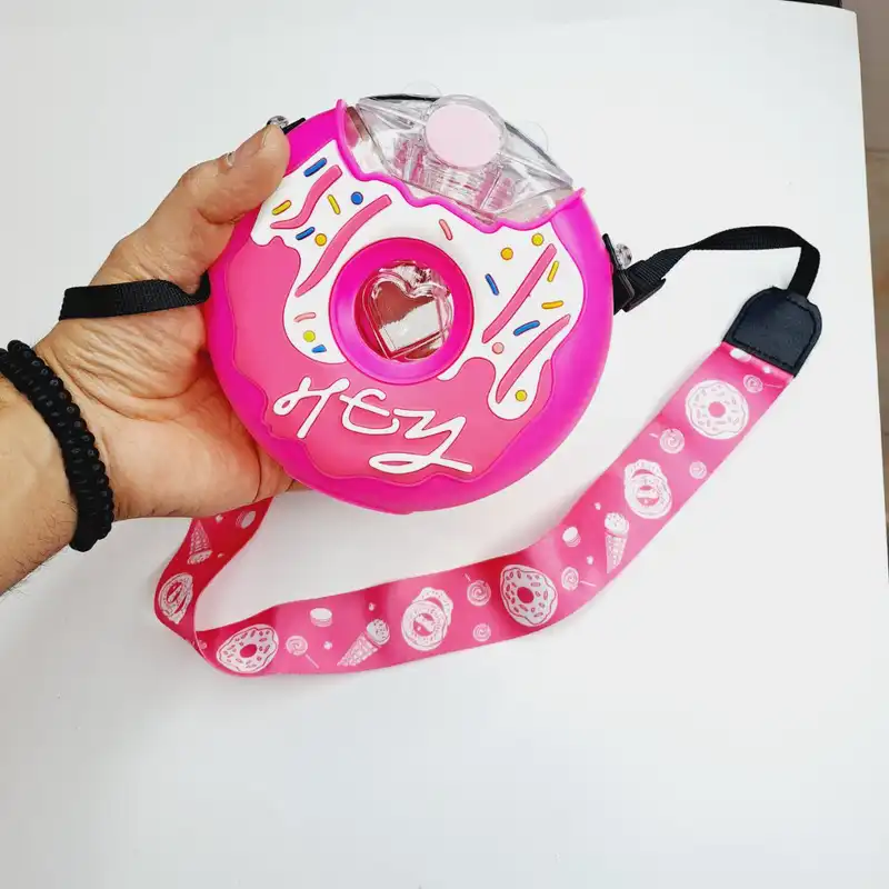 قمقمه کودک طرح دونات کیوت گنجایش 0.38 لیتر