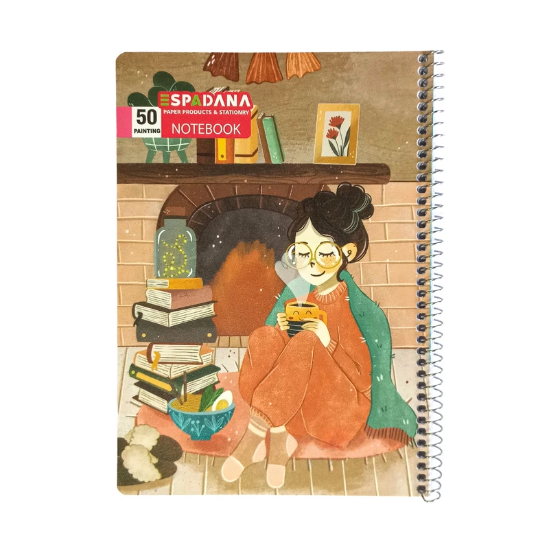 دفتر نقاشی 50 برگ اسپادانا مدل آرتا طرح فانتزی کد 1705