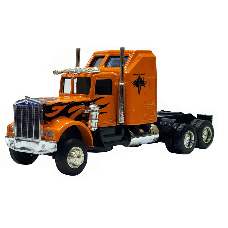 ماشین بازی مدل فلزی تریلی طرح Super truck
