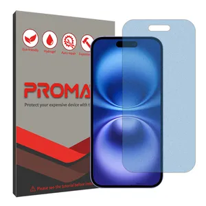 Promate Resistant model matte anti blue screen protector suitable for Apple iPhone 16 Plus mobile phone