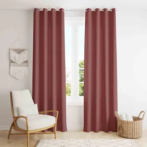 پرده مدل پانچ کتان کد 6940 سایز 140x280 سانتیمتر