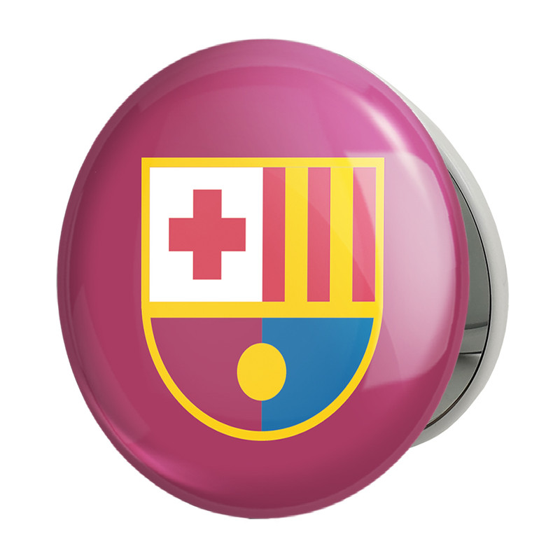 آینه جیبی خندالو طرح باشگاه بارسلونا FC Barcelona مدل تاشو کد 2038 آینه جیبی خندالو طرح باشگاه بارسلونا FC Barcelona مدل تاشو کد 2038