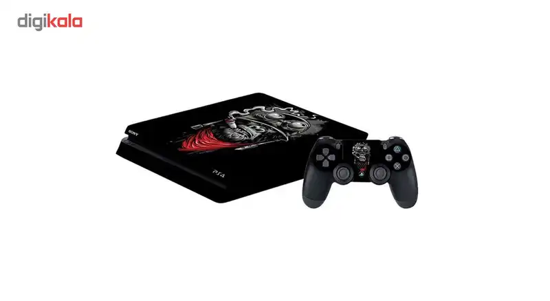 برچسب افقی پلی استیشن 4 گراسیپا طرح Monkey