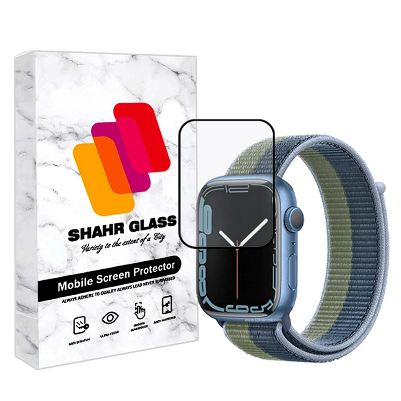 محافظ صفحه نمایش نانو شهر گلس مدل PMMAWSH مناسب برای اپل واچ Series 7 Aluminum 41 mm