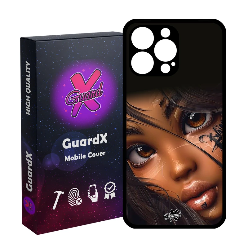 کاور گارد ایکس طرح دختر مدل Glass10365 مناسب برای گوشی موبایل اپل iPhone 14 Pro Max