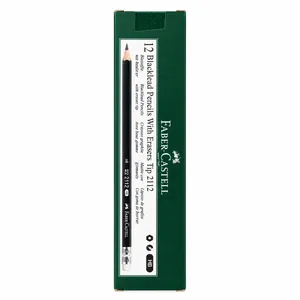 مداد مشکی فابرکاستل با درجه سختی HB کد 2112 بسته 12 عددی
