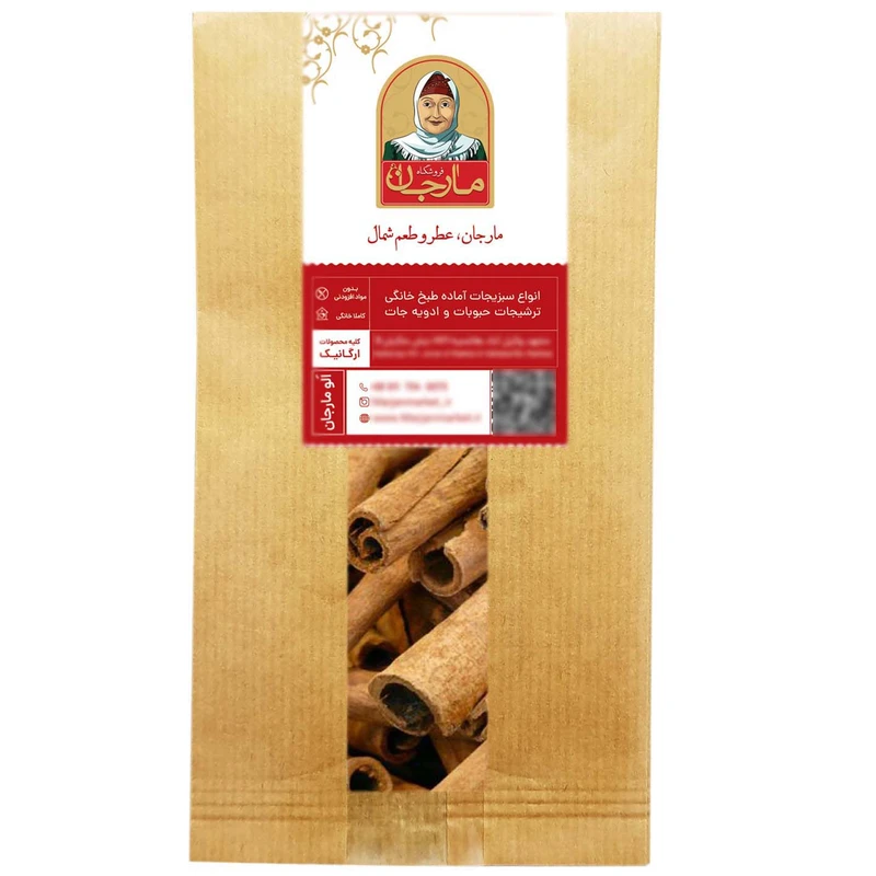 دارچین لوله ای سریلانکا فروشگاه مارجان - 100 گرم
