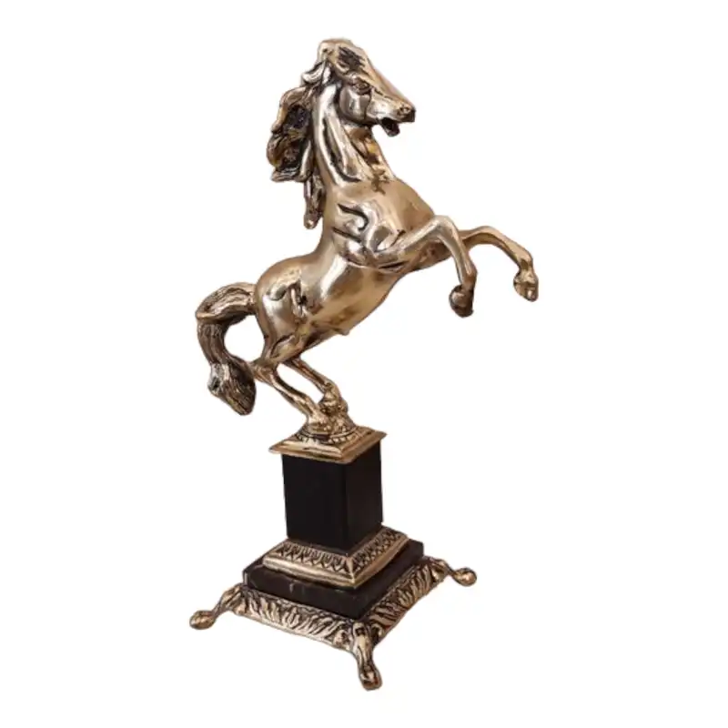 مجسمه برنجی مدل اسب وحشی کد H-2083