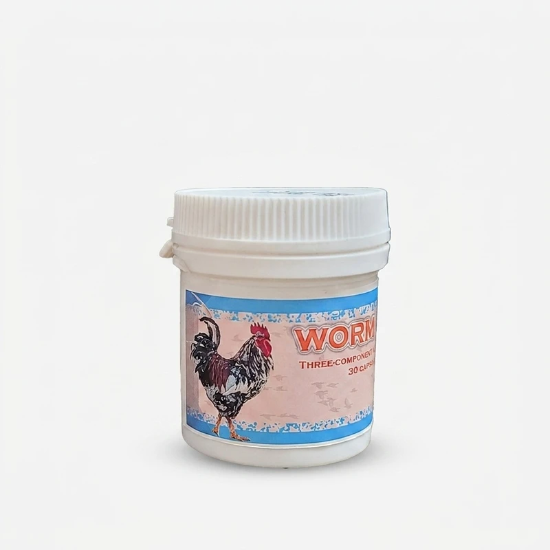 کپسول ضد انگل طیور مدل worm tab بسته 50 عددی