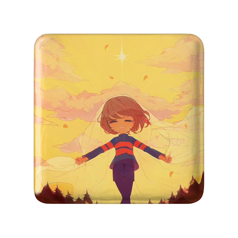 پیکسل خندالو طرح بازی آندرتیل (Undertale) مدل مربعی کد 31812