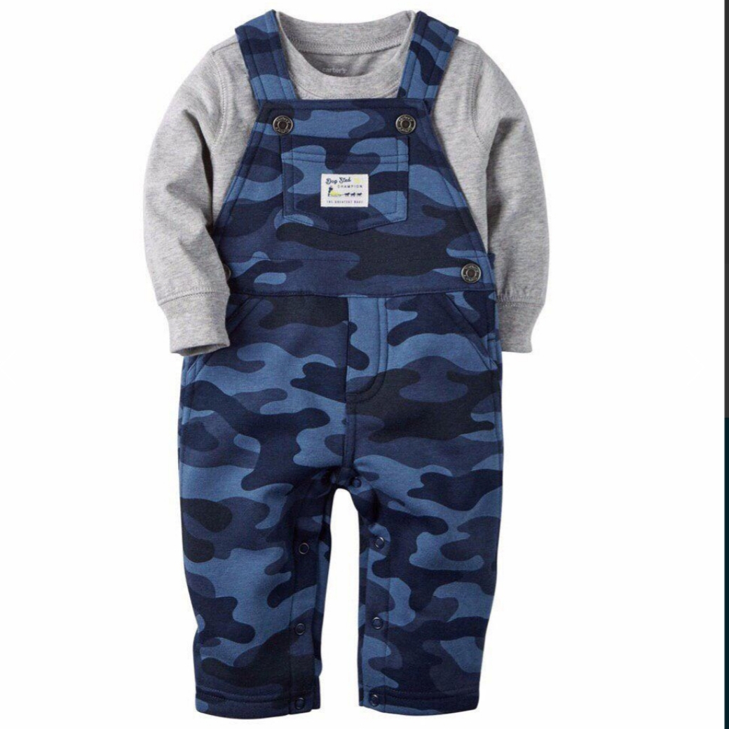 ست تی شرت و سرهمی پسرانه کارترز مدل 001