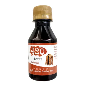 رنگ تغییر چرم 420 کد LCBROWN01 حجم 120 میلی لیتر