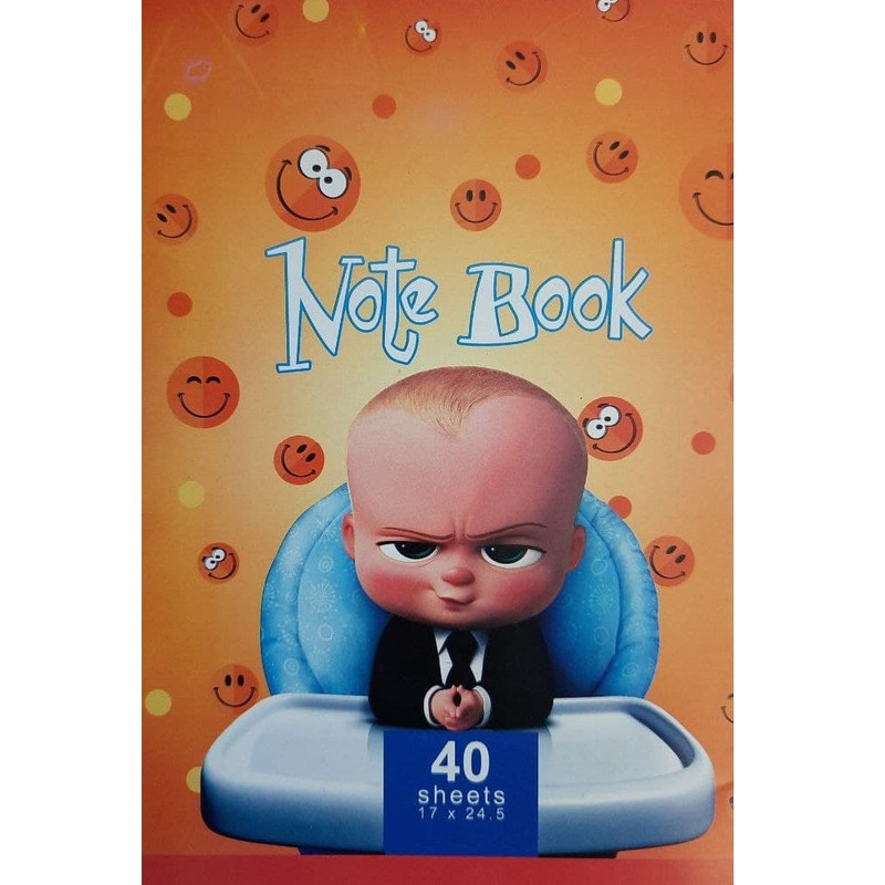 دفتر مشق 40 برگ تاج دانش مدل بچه رئیس کد 042