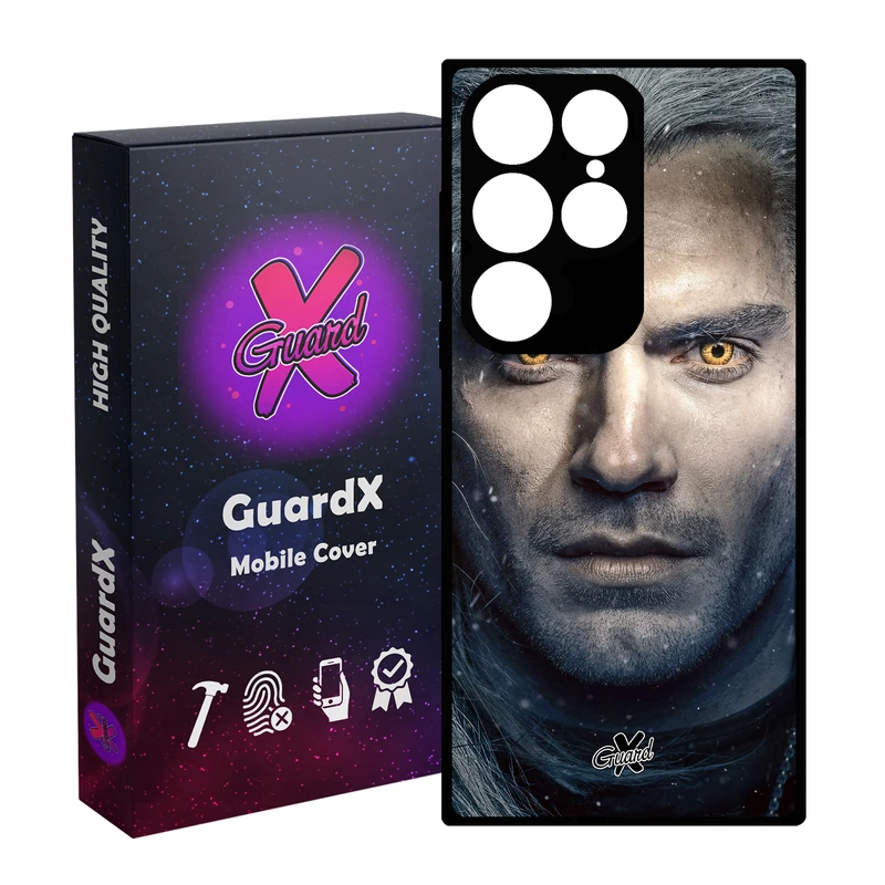کاور گارد ایکس طرح Witcher مدل Glass10177 مناسب برای گوشی موبایل سامسونگ Galaxy S24 Ultra