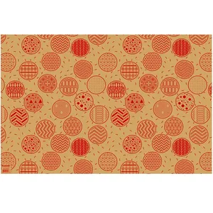 کاغذ کادو طرح توپی بسته 5 عددی