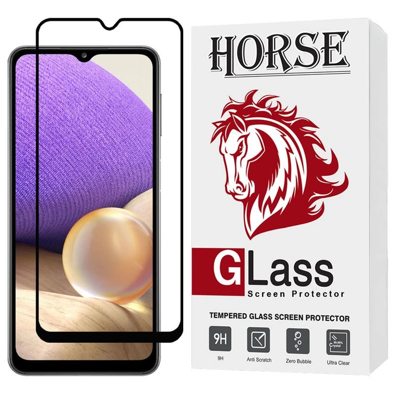 محافظ صفحه نمایش سرامیک شفاف هورس مدل CERH30 مناسب برای گوشی موبایل سامسونگ Galaxy A32 5G / M32 5G / F12 / F13 / F02s / F23 5G / جی پلاس X10 /  X10 Plus / X20 / آنر X6b