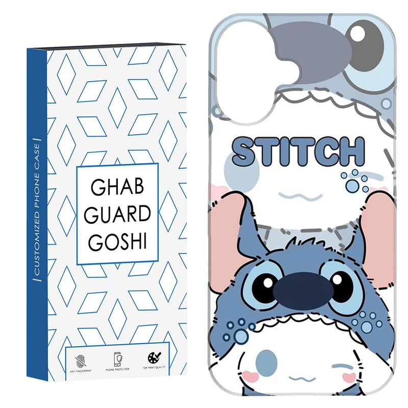 کاور قاب گارد گوشی طرح استیچ کد Dimo-420 مناسب برای گوشی موبایل اپل Iphone 16