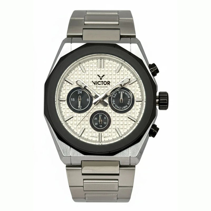 ساعت مچی عقربه‌ای کوارتز مردانه ویکتور مدل V5665-01