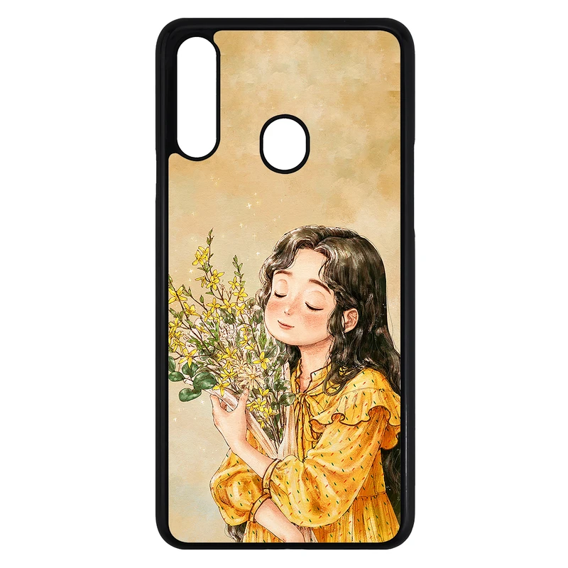 کاور طرح دختر مدل CHL50232 مناسب برای گوشی موبایل سامسونگ Galaxy A20s