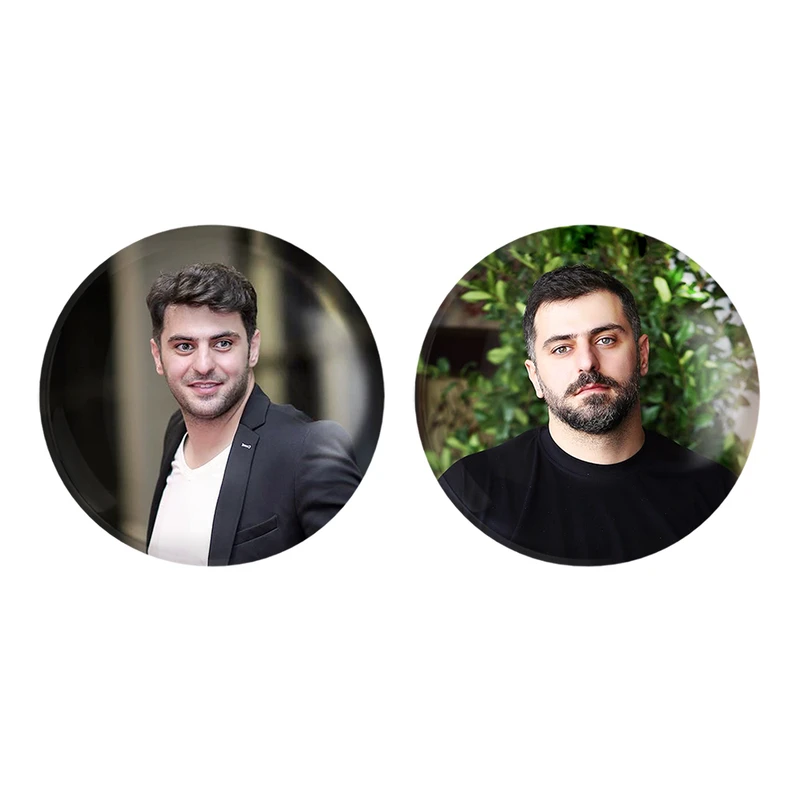 مگنت خندالو مدل علی ضیا کد 63906389 مجموعه 2 عددی