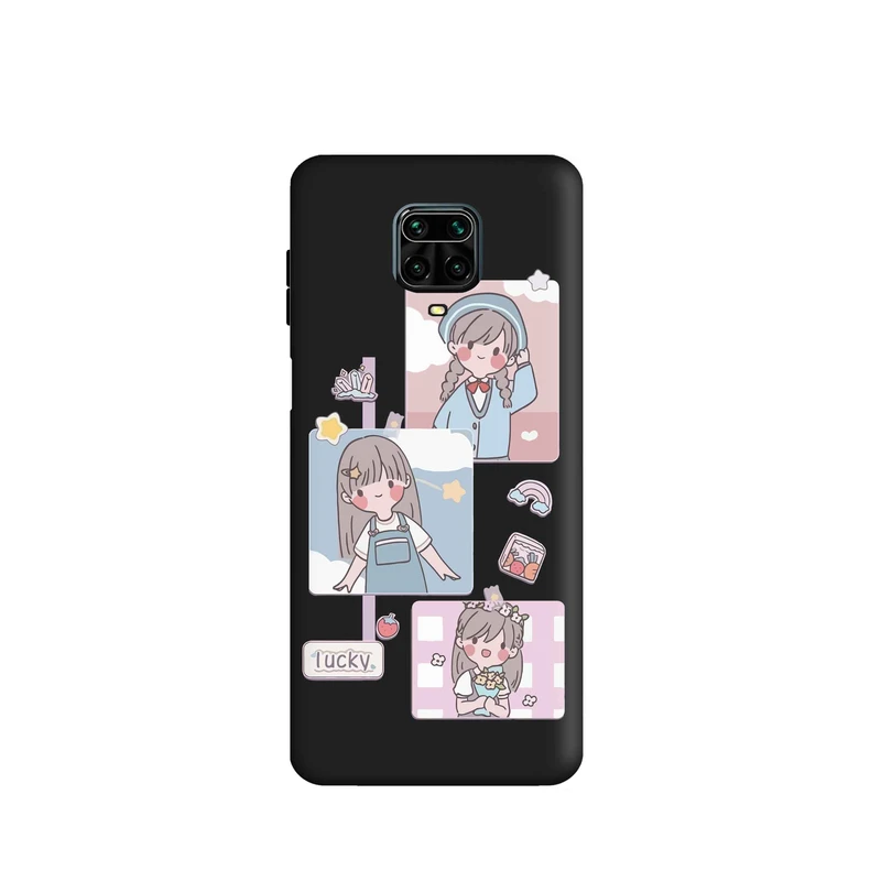 کاور قاب گارد طرح  قاب عکس دخترونه کد  FF2646 مناسب برای گوشی موبایل  شیائومی  Redmi Note 9s / Redmi Note 9pro