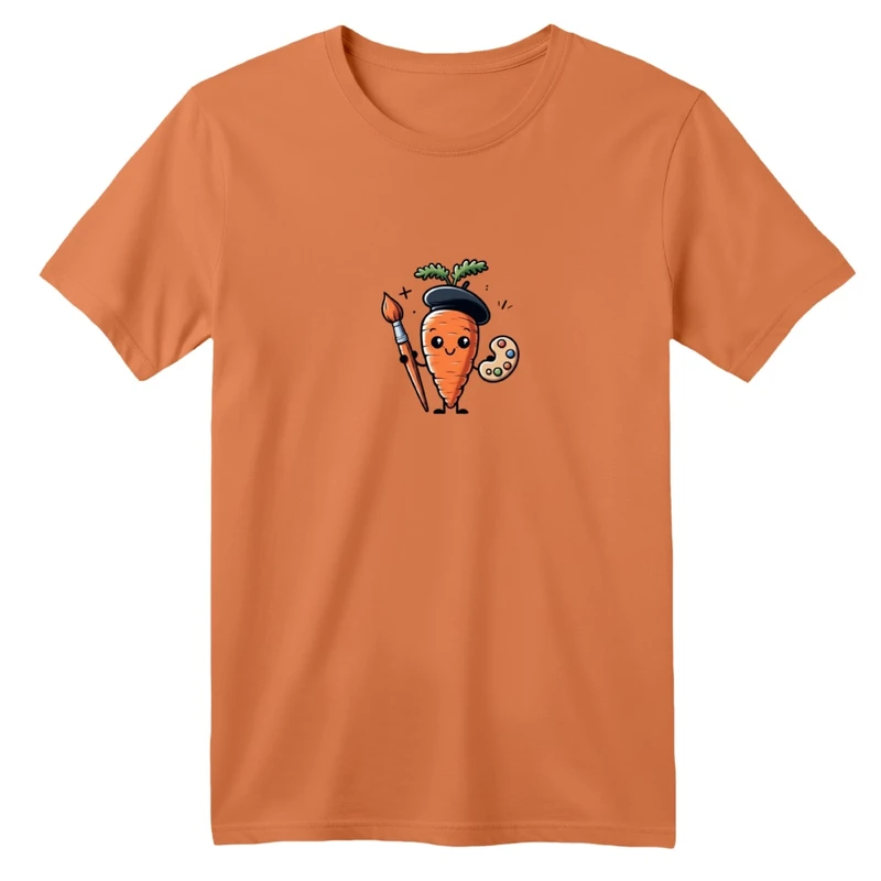 تی شرت آستین کوتاه بچگانه مدل هویج کد 01