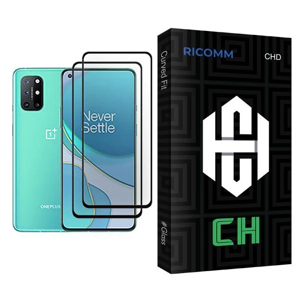 محافظ صفحه نمایش ریکام مدل CH Glass MIX002 مناسب برای گوشی موبایل وان پلاس 8T بسته دو عددی
