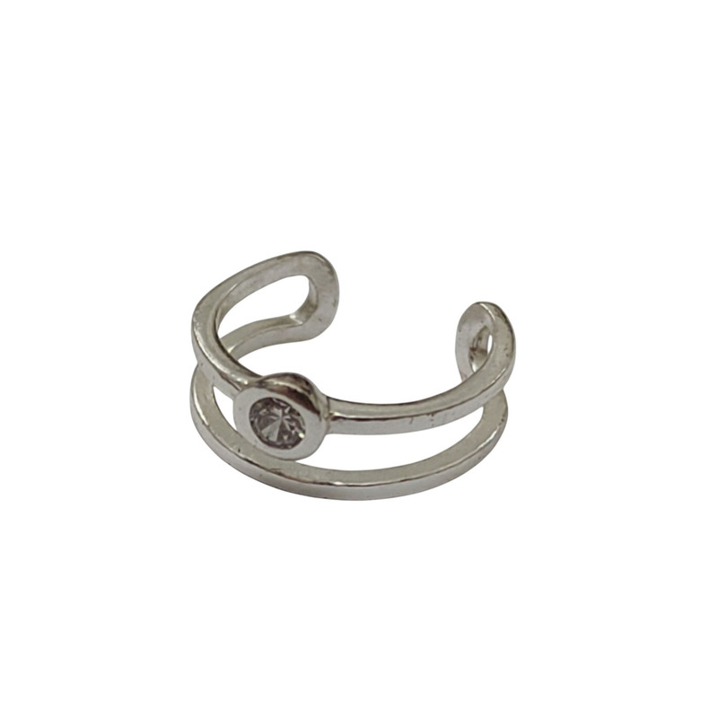 پیرسینگ نقره زنانه اکسسورایز مدل نگین E2794