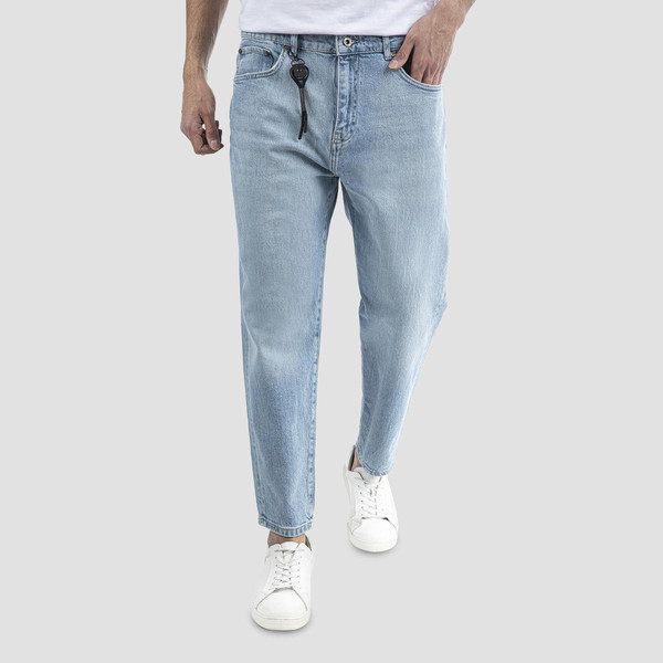 شلوار جین مام فیت مردانه پوتنزا مدل 92342015-3