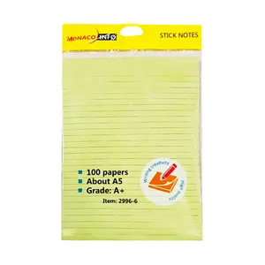 کاغذ یادداشت چسب دار مدل A5 بسته 100 عددی